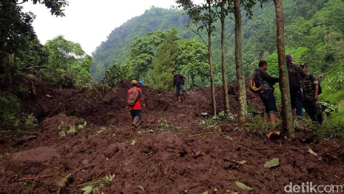 Longsor di Jalur Air Terjun Madakaripura Sebabkan 2 Desa Terisolir