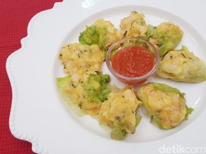 Resep Seafood: Udang Bungkus Lettuce