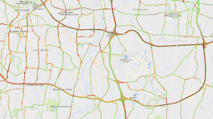 Ada Proyek LRT, 3 Titik Tol ke Luar Jakarta Macet