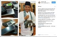 Screenshot instagram Kadis Lingkungan Hidup DKI @isnawa_adji