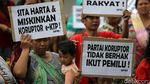 Aksi Dukung KPK Tuntaskan Korupsi e-KTP