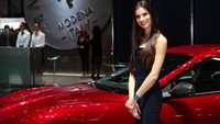 Model di booth Maserati. Foto: Geneva International Motor Show