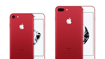 iPhone 7 dan 7 Plus Special Edition RED dirilis 22 Maret 2017. Ponsel tersebut dijadikan penanda 10 tahun kerja sama Apple dengan (RED), lembaga amal untuk pendanaan riset AIDS dan penyakit lain. Foto: Apple