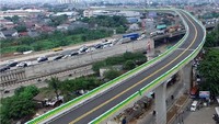 Proyek TransJakarta Layang yang menghubungkan Cileduk-Tendean telah rampung. Jalur sepanjang 9,3 km itu menelan biaya pembangunan Rp 2,5 triliun. (Dok Bina Marga DKI).