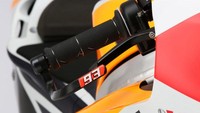 Rem berbahan serat karbon yang berada di motor ini diproduksi oleh Brembo. Untuk cakram rem terutama pada balapan basah, RC213V mengandalkan rem yang diproduksi Yutaka. Foto: HRC (hondaracingcorporation)