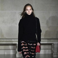 PARIS, FRANCE - MARCH 07: A model walks the runway during the Louis Vuitton show as part of the Paris Fashion Week Womenswear Fall/Winter 2017/2018 on March 7, 2017 in Paris, France. (Photo by Pascal Le Segretain/Getty Images)