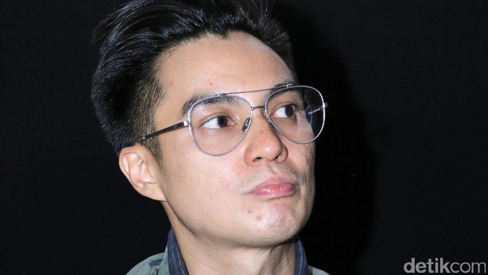 Baim Wong saat ditemui di kawasan Senayan.