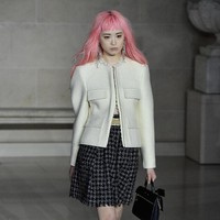 PARIS, FRANCE - MARCH 07: A model walks the runway during the Louis Vuitton show as part of the Paris Fashion Week Womenswear Fall/Winter 2017/2018 on March 7, 2017 in Paris, France. (Photo by Pascal Le Segretain/Getty Images)