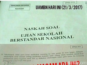 Beredar Soal Ujian dengan Sentimen SARA, Kemendikbud Selidiki