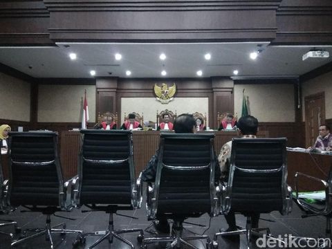  Sidang lanjutan perkara korupsi e-KTP di Pengadilan Tipikor Jakarta, Kamis (23/3/2017)