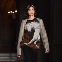 PARIS, FRANCE - MARCH 06: Designer Stella McCartney is seen on the runway during the Stella McCartney show as part of the Paris Fashion Week Womenswear Fall/Winter 2017/2018 on March 6, 2017 in Paris, France. (Photo by Pascal Le Segretain/Getty Images)