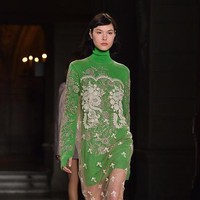 PARIS, FRANCE - MARCH 06: Designer Stella McCartney is seen on the runway during the Stella McCartney show as part of the Paris Fashion Week Womenswear Fall/Winter 2017/2018 on March 6, 2017 in Paris, France. (Photo by Pascal Le Segretain/Getty Images)