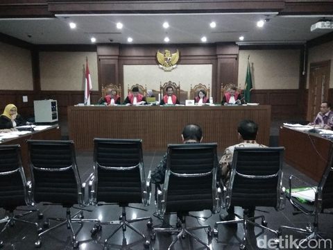  Sidang lanjutan perkara korupsi e-KTP di Pengadilan Tipikor Jakarta, Kamis (23/3/2017)