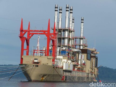 Kapal 'Genset Raksasa' Turki 60 MW