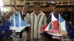 Cantiknya Miniatur Kapal Phinisi