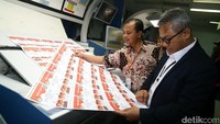 KPU DKI meninjau lokasi percetakan surat suara.