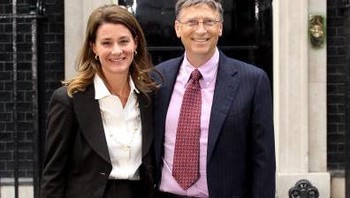 “Favoritku adalah santai di rumah, memakai celana yoga, membuat semangkuk popcorn dan melihat film bersama anak anak,” kata Melinda suatu ketika. Foto: Getty Images