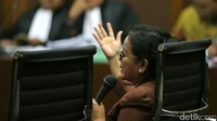 Miryam menyebut keterangan dalam berita acara pemeriksaan (BAP) di KPK dibuat atas dasar tekanan dari penyidik. 