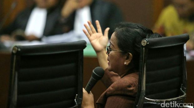 Miryam menyabut BAP di persidangan.