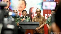 Direktur Jenderal Strategi Pertahanan Kemenham Mayjen TNI Yoedhi Swastanto memberikan keterangan terkait turnamen taekwondo tingkat nasional Menhan Cup 2017.