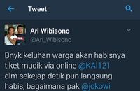 Tiket H-3 Lebaran Langsung Ludes Jadi Perbincangan di Medsos