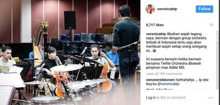 Kepiawaian Veronica Tan saat Bermain Cello Bersama Addie MS