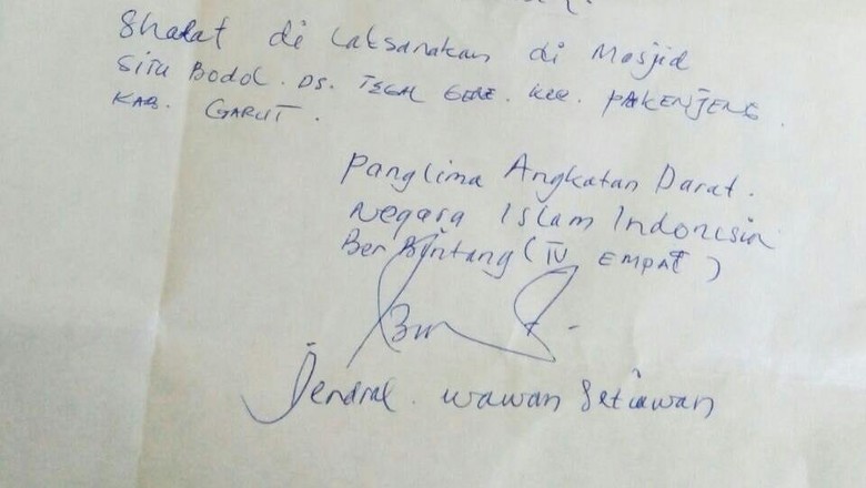 2 Kali Mangkir, Wawan Jenderal NII Dijemput Paksa Polisi 2 Kali Mangkir, Wawan Jenderal NII Dijemput Paksa Polisi