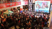 Suasana acara Hangout With All Stars.