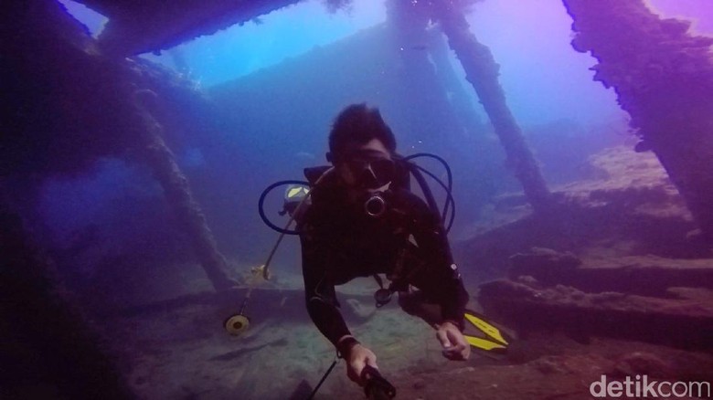 Foto: USS Liberty, shipwreck yang jadi daya tarik Tulamben (Kamal/detikTravel) Foto: USS Liberty, shipwreck yang jadi daya tarik Tulamben (Kamal/detikTravel)