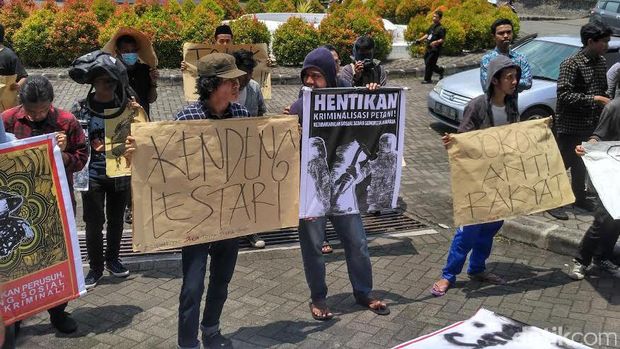Solidaritas Kendeng, Mahasiswa Jogja Tolak Ganjar Pranowo