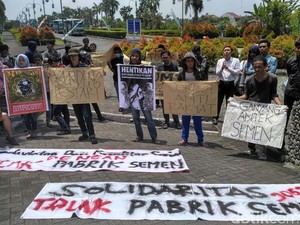 Solidaritas Kendeng, Mahasiswa Jogja Tolak Ganjar Pranowo