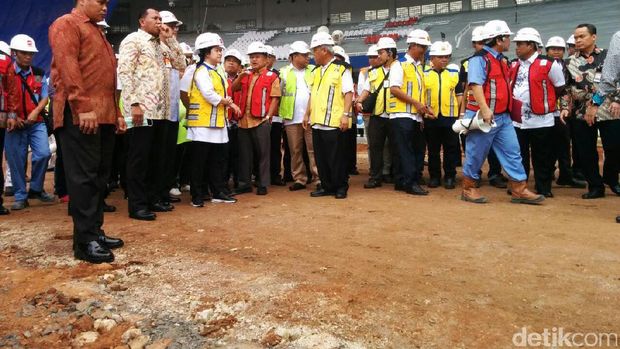 Hari Minggu, JK Blusukan Pantau Proyek Asian Games