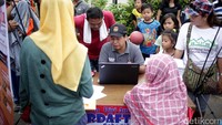 Posko tersebut cukup menyita perhatian sejumlah warga Jakarta.