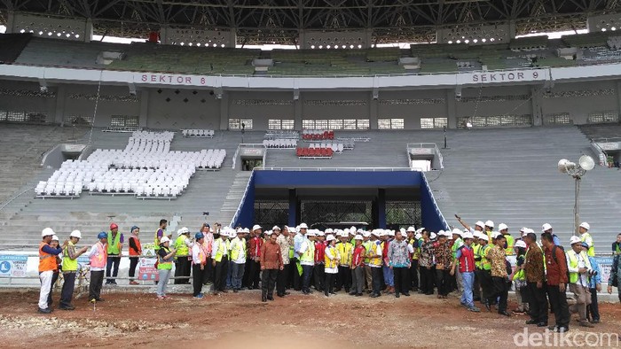 JK Tinjau Sejumlah Venue Asian Games 2018