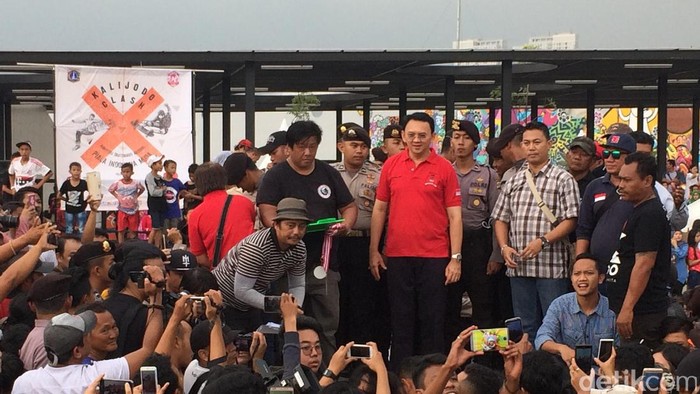Hadiri Kalijodo Clash, Ahok Ingin Ada Juara Dunia Skateboard