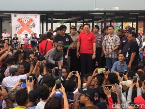 Hadiri Kalijodo Clash, Ahok Ingin Ada Juara Dunia Skateboard