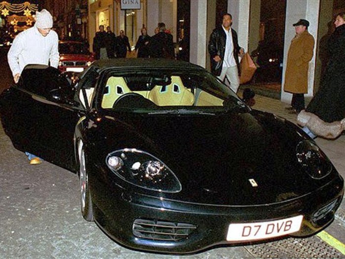 Ferrari David Beckham Ferrari Bekas David Beckham Dilelang