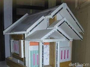 Sentuhan Bang Amat Sulap Plafon Bekas Jadi Miniatur Mewah