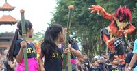 Ribuan Turis Asing dan Domestik Ramaikan Pawai Ogoh-ogoh di Bali