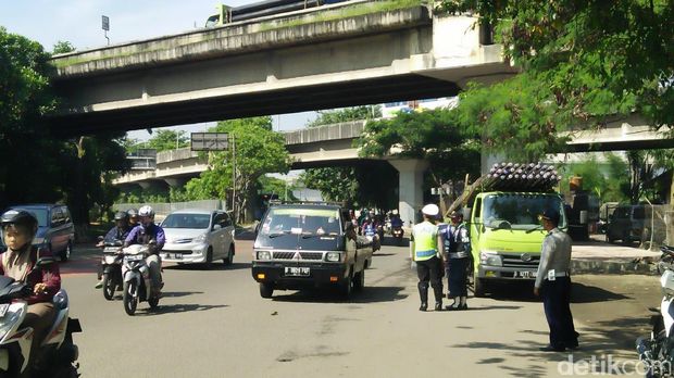 Operasi Lintas Jaya di Jakara Utara.