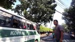 Kabel Melambai ke Jalan, Ancam Pengendara