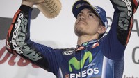 Vinales tampil sebagai yang tersepat dalam balapan yang dipotong menjadi 20 putaran dari normalnya 22 putaran. Mirco Lazzari gp/Getty Images.
