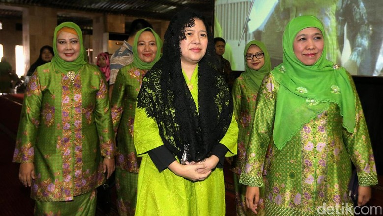 Puan dan Sinta Nuriyah Hadiri Harlah ke 71 Muslimat NU