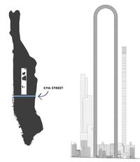 The Big Bend, Calon Menara Tertinggi di New York