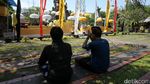 Umat Hindu Rayakan Nyepi dengan Berdoa di Pura Aditya Jaya