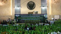 Pelantikan Pimpinan Pusat Muslimat NU periode 2016-2020 dilakukan di acara puncak peringatan Hari Lahir Muslimat NU ke -71.
