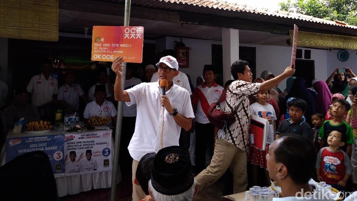 Kalah 1% dari Ahok di Joglo, Sandiaga Minta Dukungan Warga