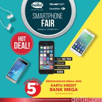 Beli Smartphone dengan Promo 5% dari Transmart Carrefour