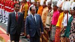 Jokowi Terima Kunjungan Presiden Prancis di Istana