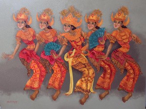 Koleksi Pilihan Galeri Nasional Indonesia Dipamerkan di Lampung